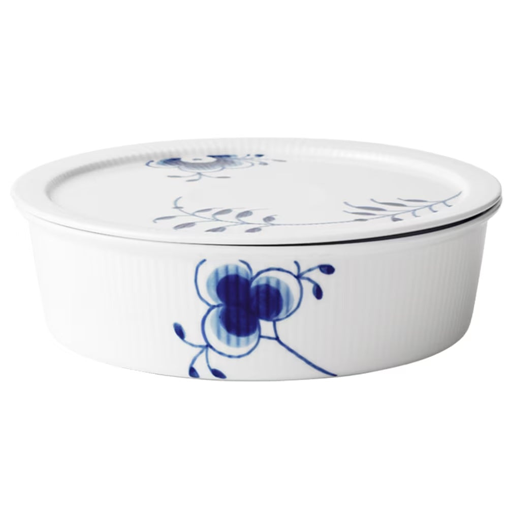 Royal Copenhagen Blue Fluted Mega Bowl with Lid, Large