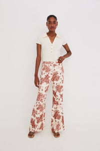 Annie Pant in Tossed Floral Ginger