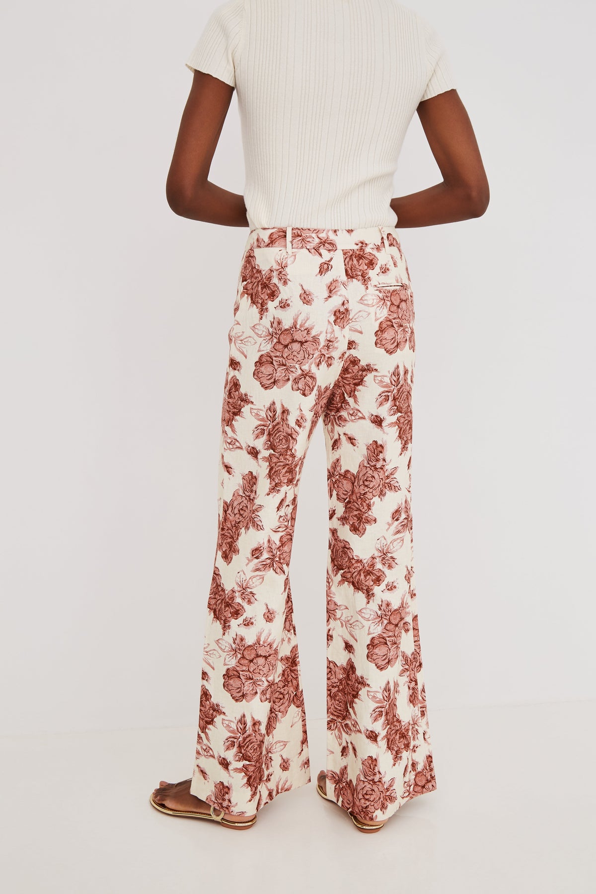Annie Pant in Tossed Floral Ginger