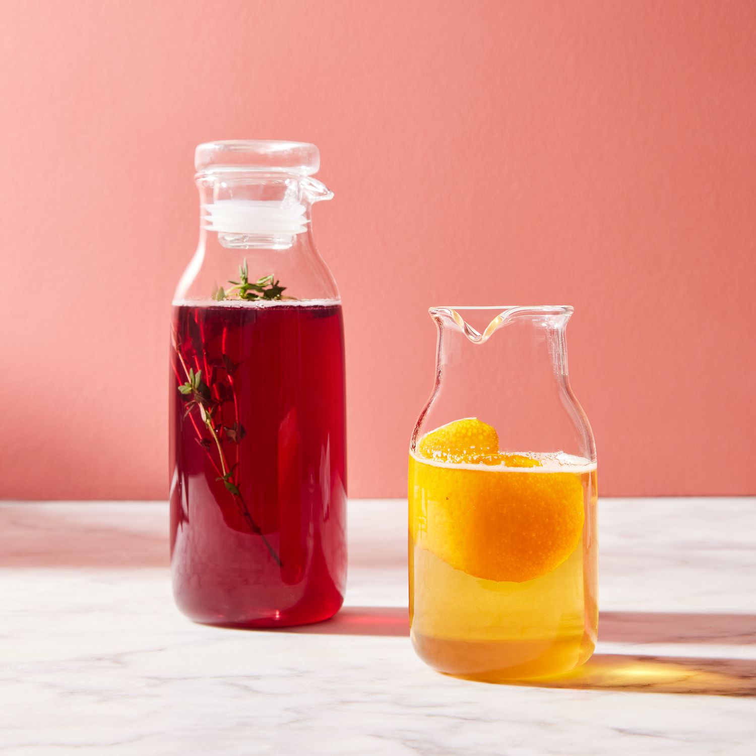 (Mixed Set) Shake, Pour & Preserve Glass Salad Dressing Bottles