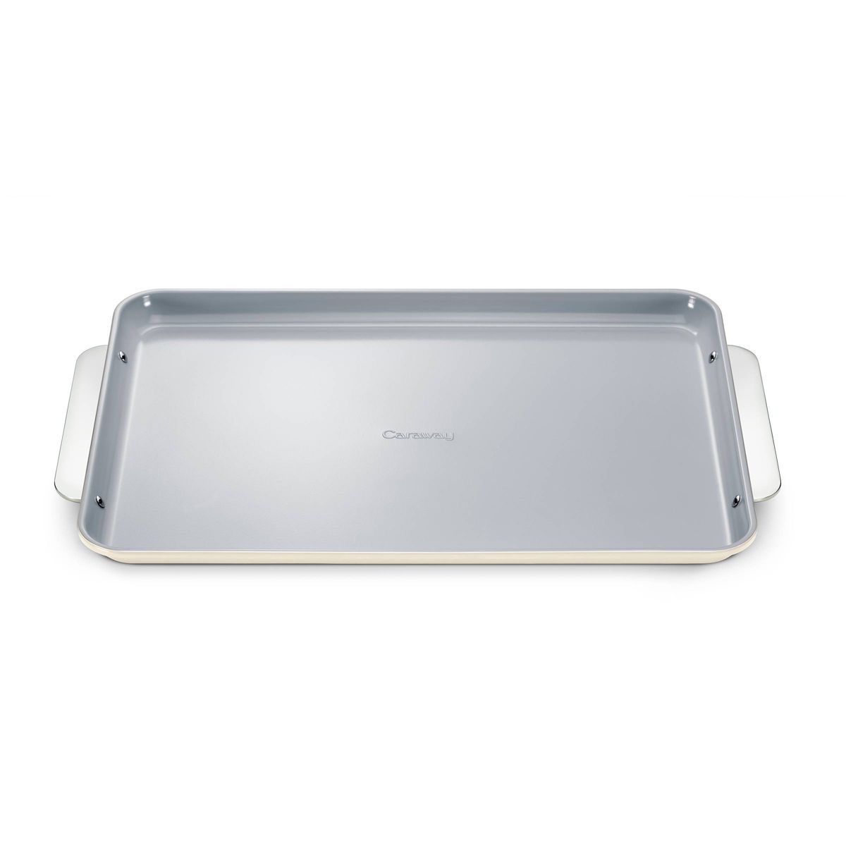 Caraway 18" Nonstick Ceramic Baking Sheet (Color: Cream)