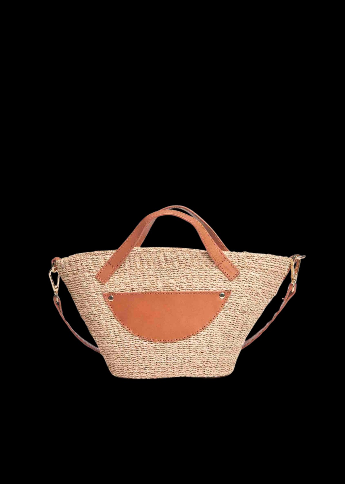 Mini Maya Straw Tote Bag