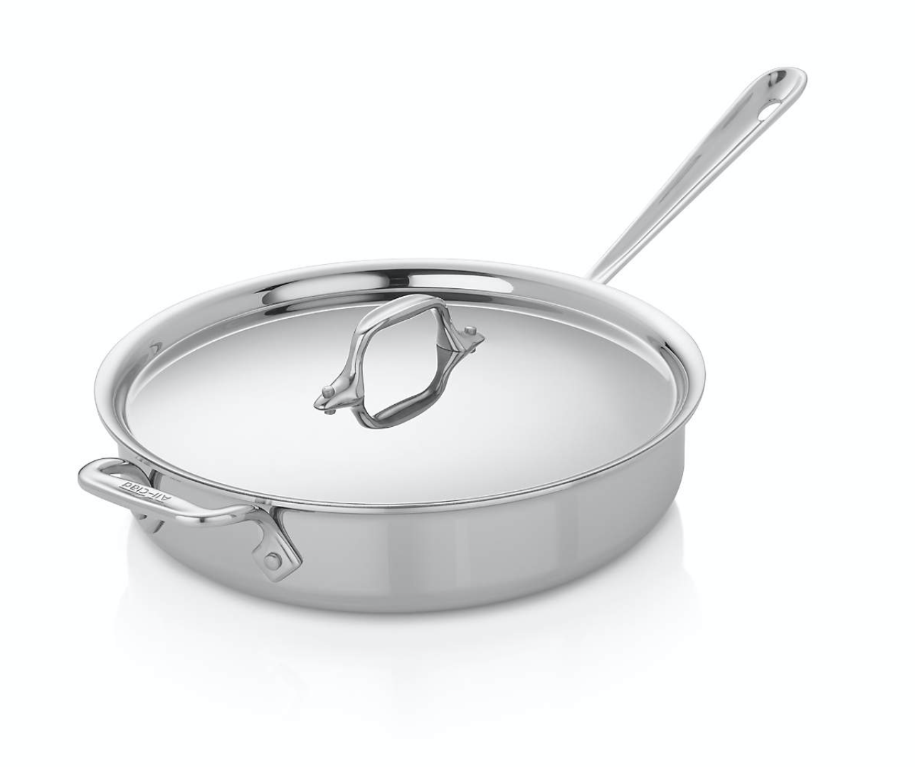 All-Clad ® d3 Stainless Steel 3-Qt. Saute Pan with Lid