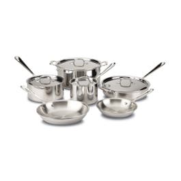 D3 Stainless Steel 10 Piece Cookware Set