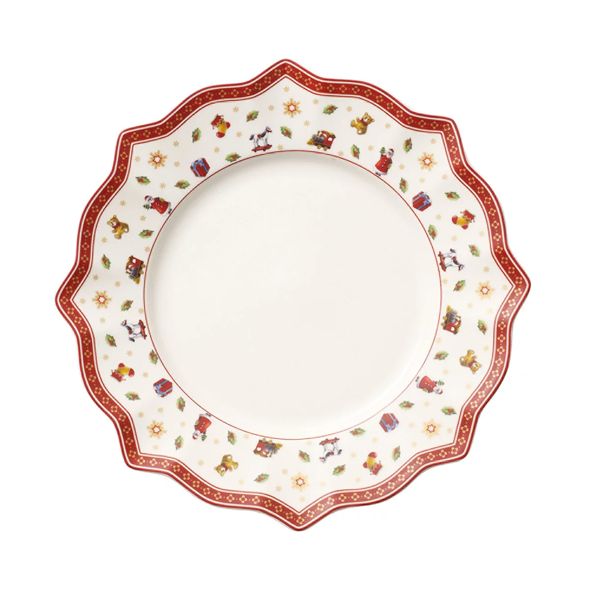 Toys Delight Flat Plate White in Multi