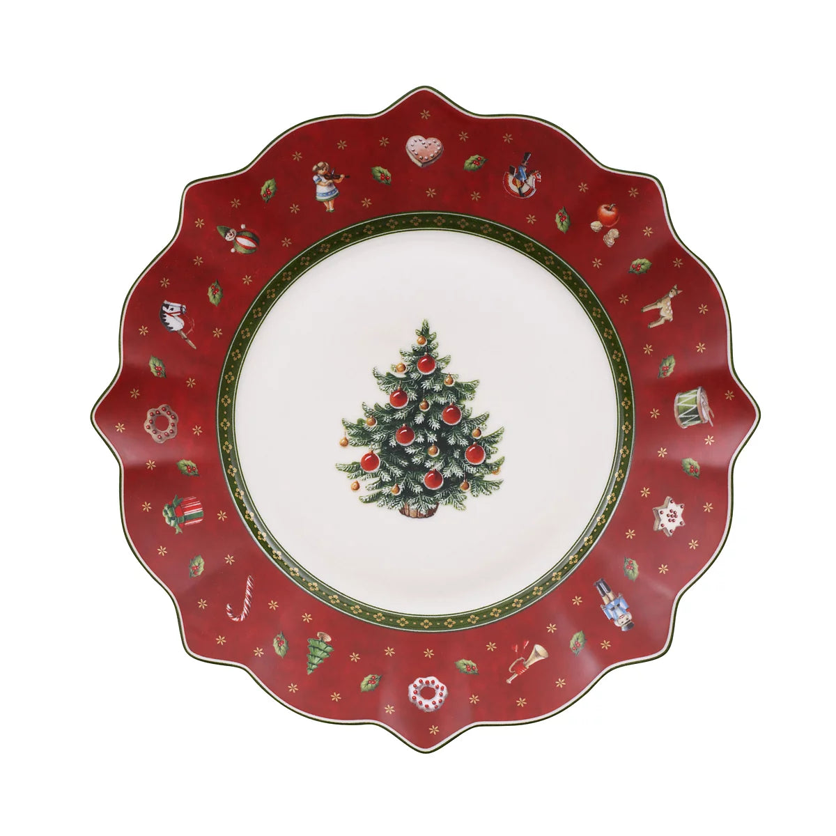 Toys Delight Salad Plate Red in Multi