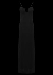 Nouveau Bustier Dress in Black