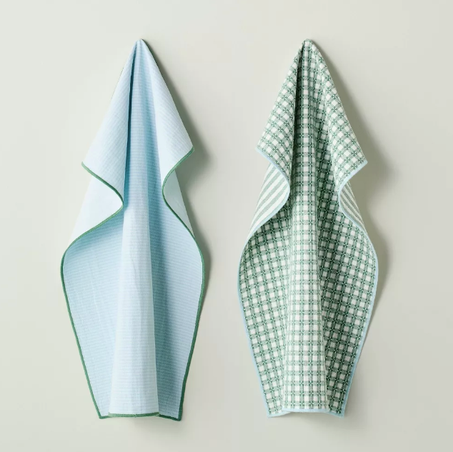 2ct Textured Kitchen Towels - Hearth & Hand™ with Magnolia