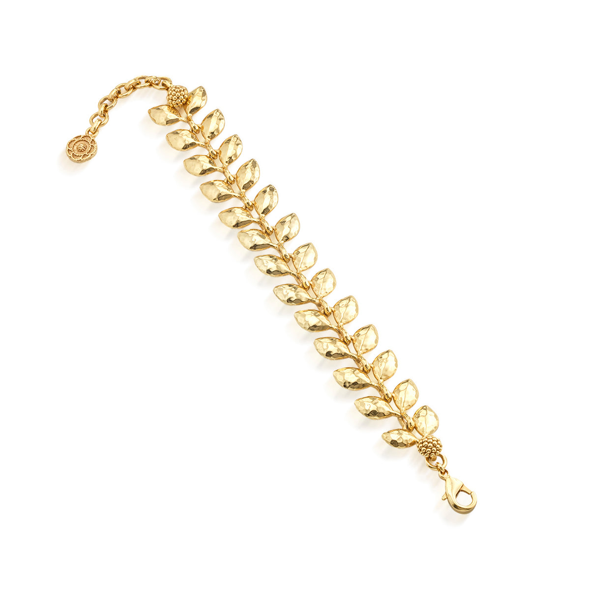 Golden Laurel Link Bracelet