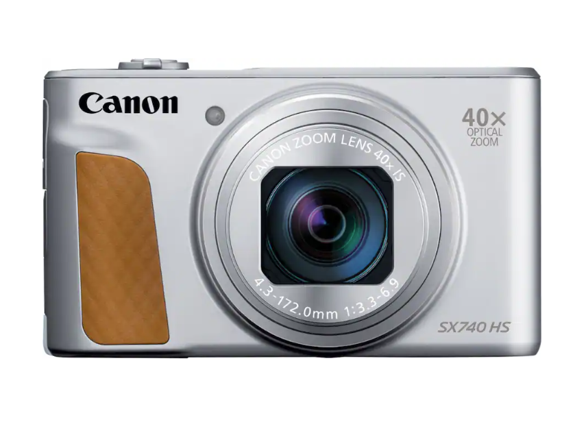Canon - PowerShot SX740 HS 20.3-Megapixel Digital Camera - Silver