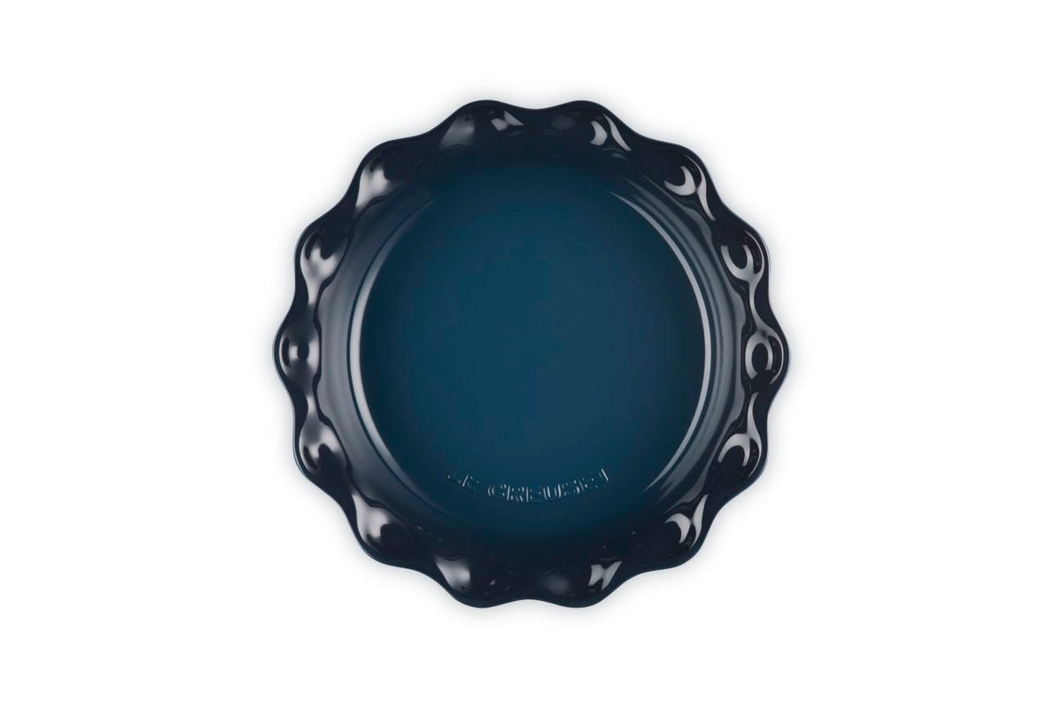 Heritage Fluted Pie Dish in Nuit