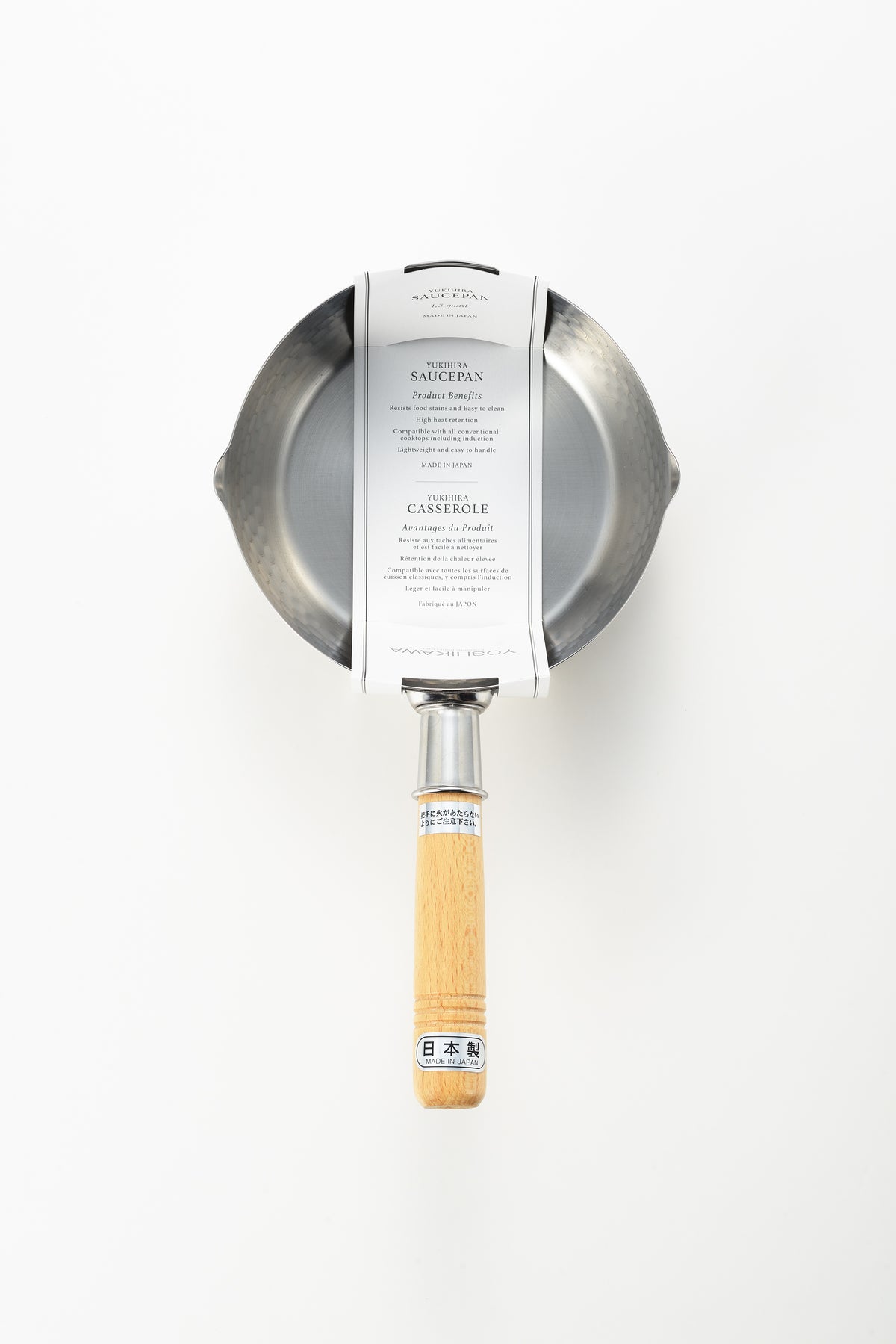 Yukihiri Pots Chrome Stainless Steel Pot