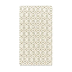 Crib Sheet in GOTS Certified Organic Brushed Cotton by Nate Berkus in Juniper Star