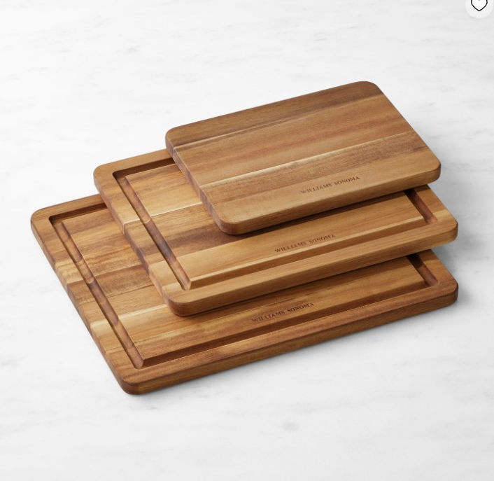 Cutting & Carving Board, Set of 3, Acacia