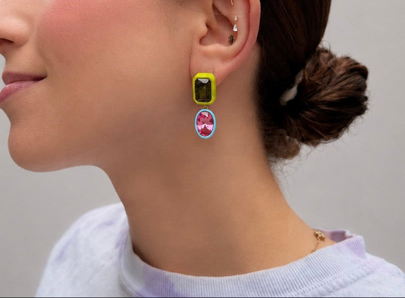 Ellen Asymmetrical Earrings