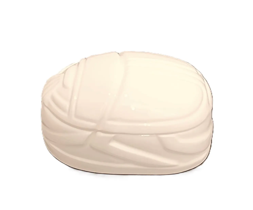 1977 Tiffany and Co. White Scarab Trinket Box
