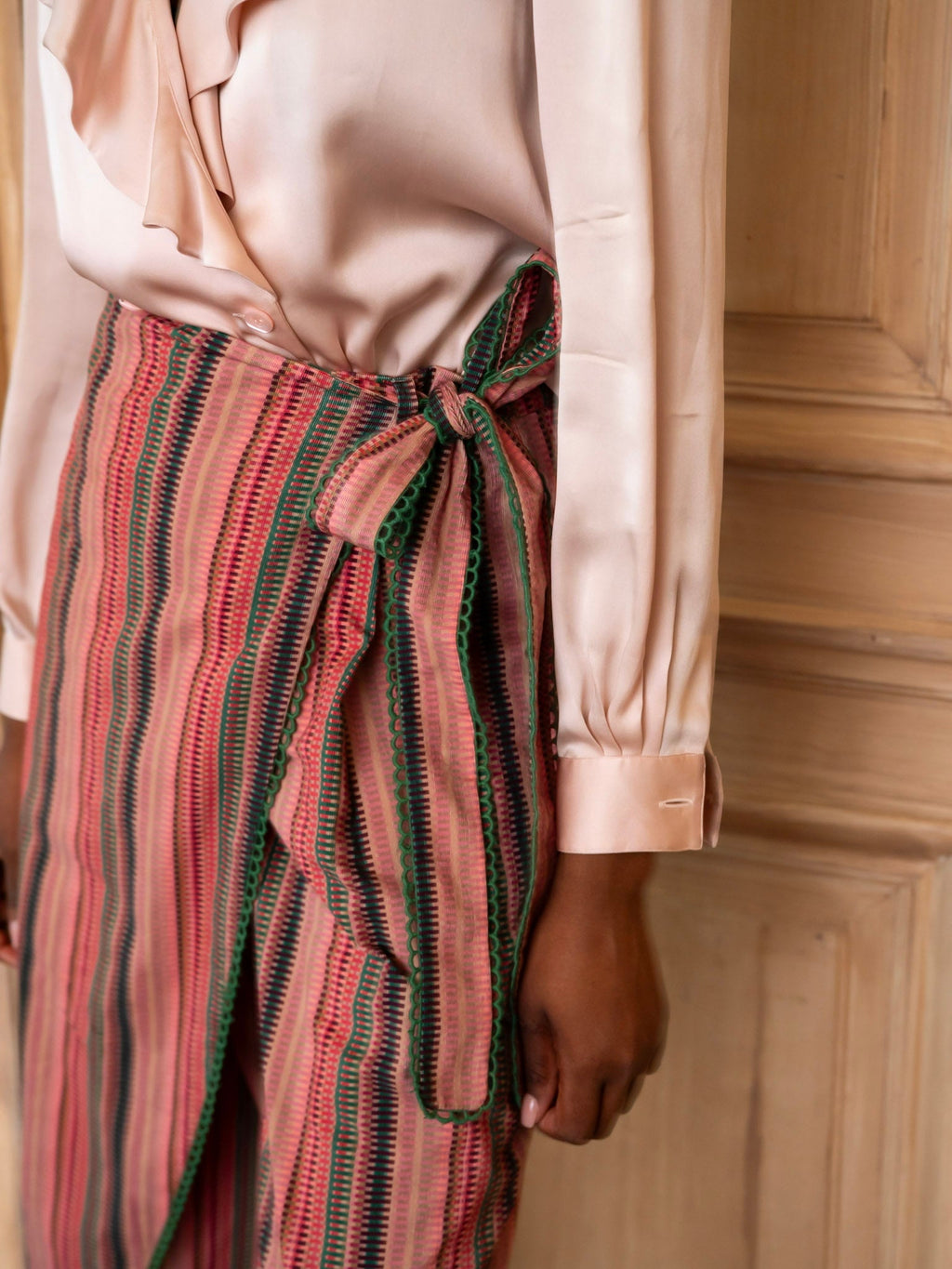 Sienna Pant in Wild Iris Stripe
