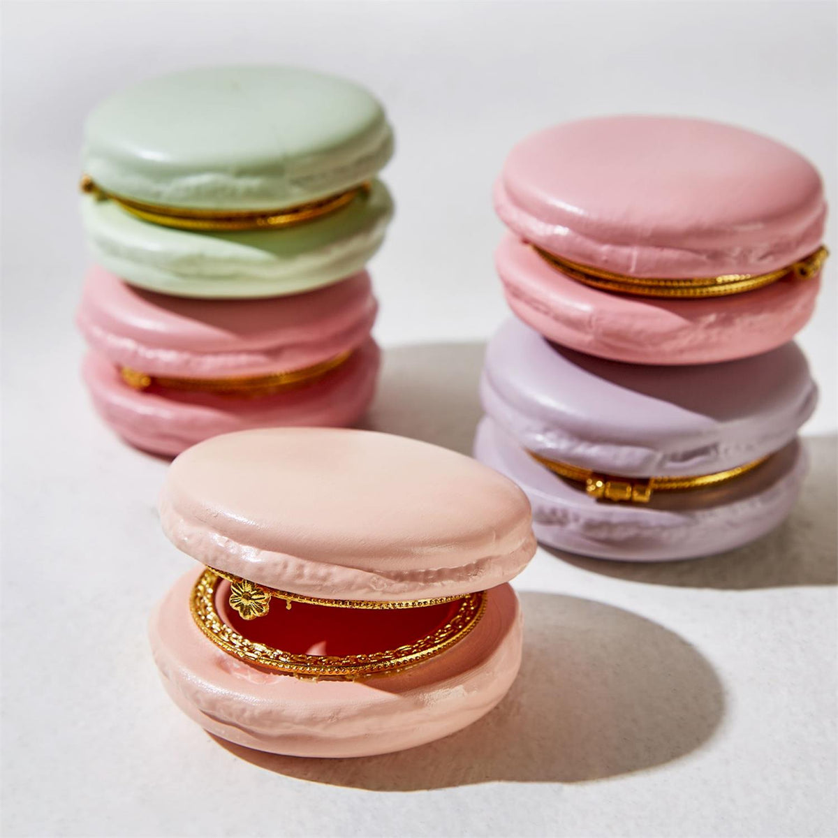 Macaron Limoges Style Trinket Boxes, Set of 12