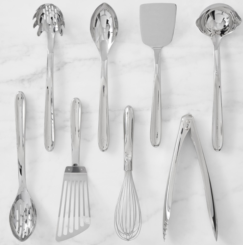 All-Clad Precision Stainless-Steel Utensils, Set of 8