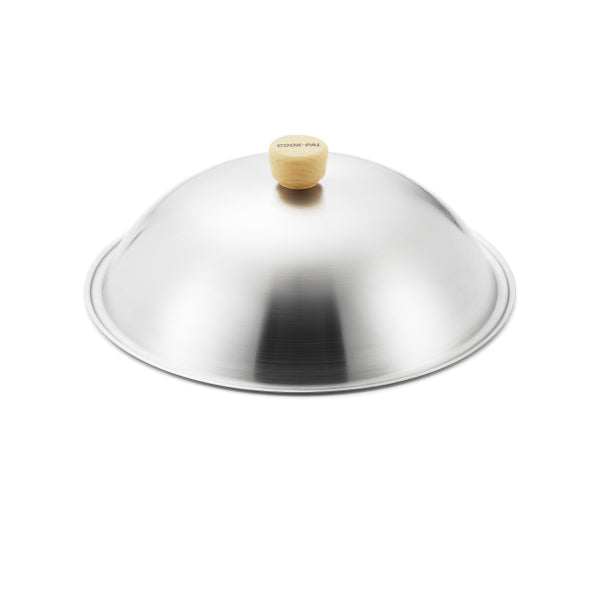 Classic Black Carbon Steel Wok Lid