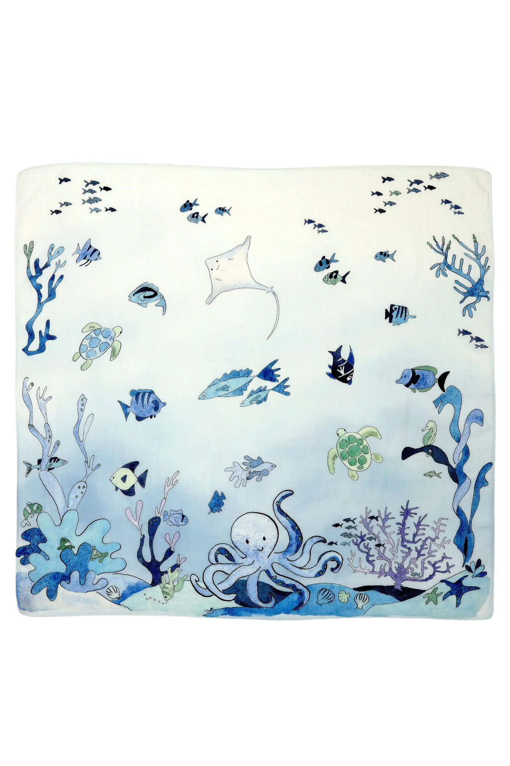 Under the Sea Shawl Blanket