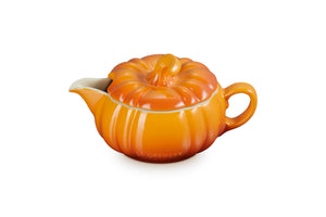 Le Creuset Pumpkin Gravy Boat, 14 oz., Persimmon