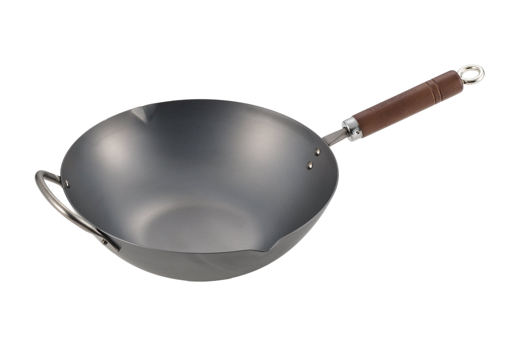 Classic Black Carbon Steel Beijing Wok