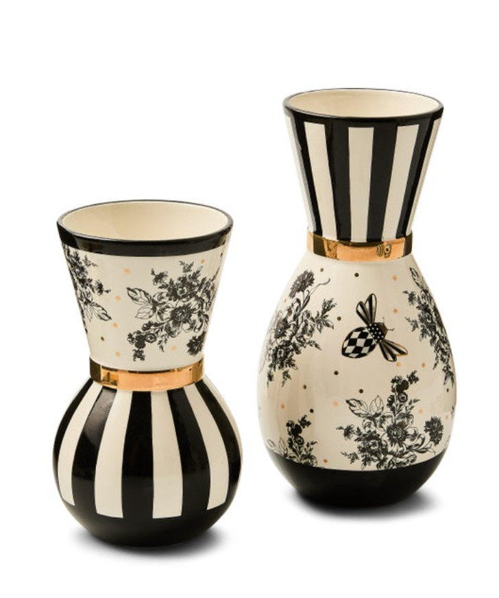 Bee Toile Vases