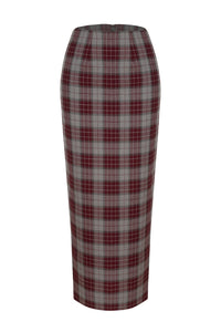 Aria Set in Beige & Burgundy