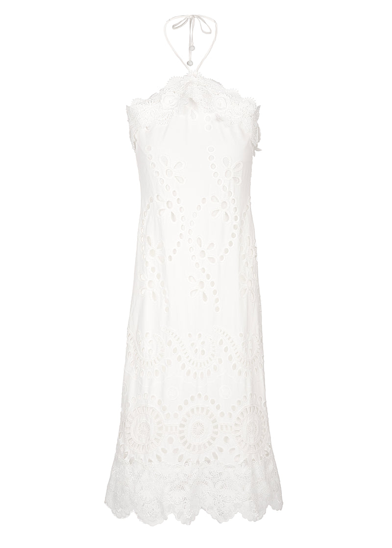 Amoria Midi Dress in White