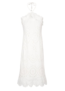 Amoria Midi Dress in White