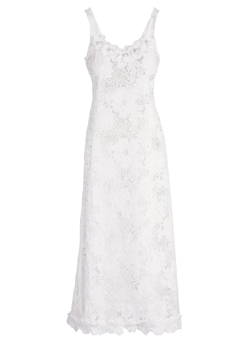 Hera Maxi Dress in White