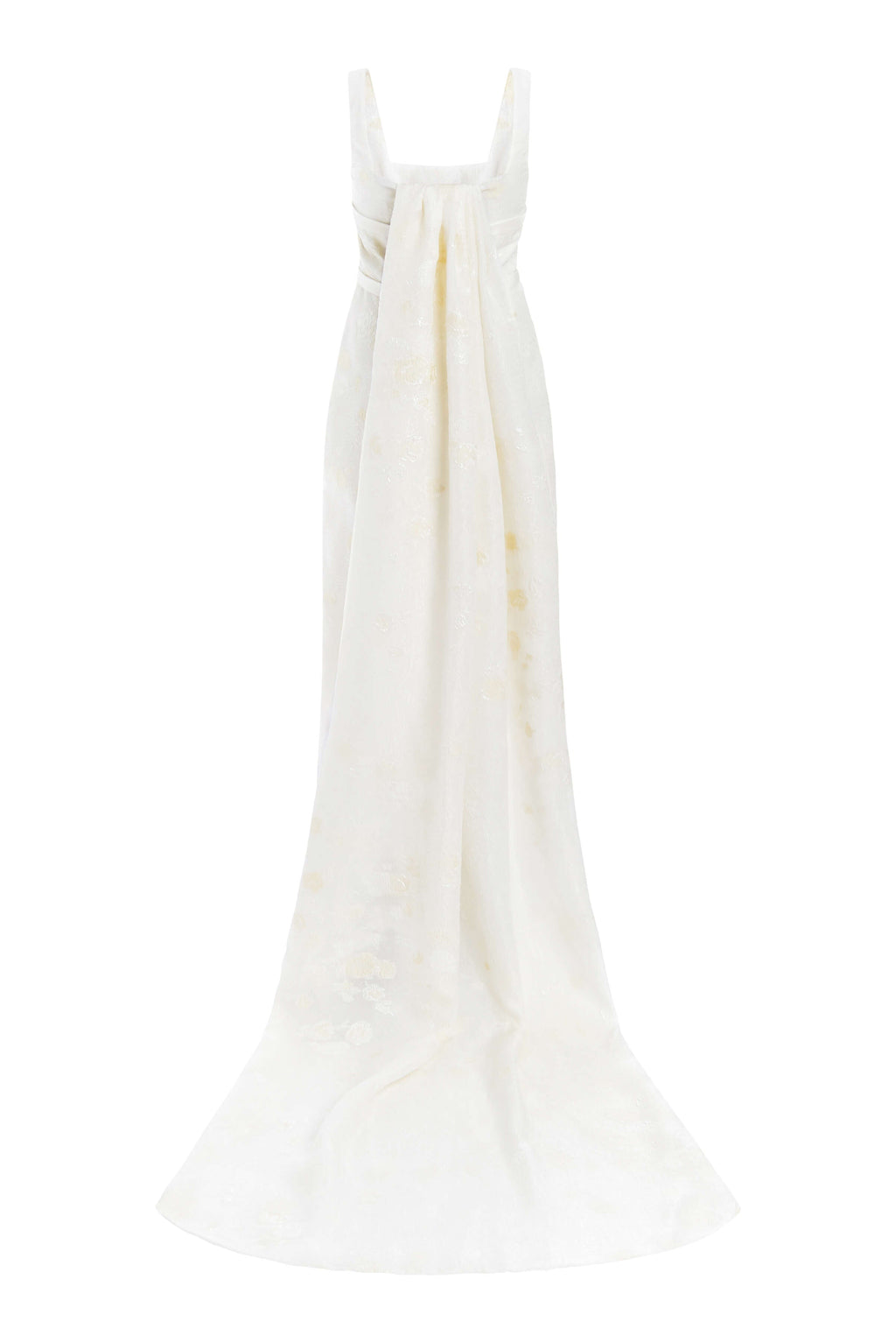 Celia Column Gown With Waist Train