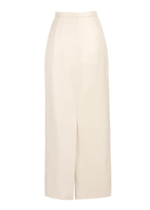 OTM Exclusive: Shelley Skirt in Ivory Basketweave