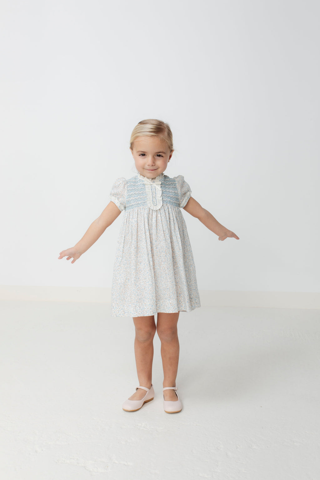 Clotilde Dress in Blue