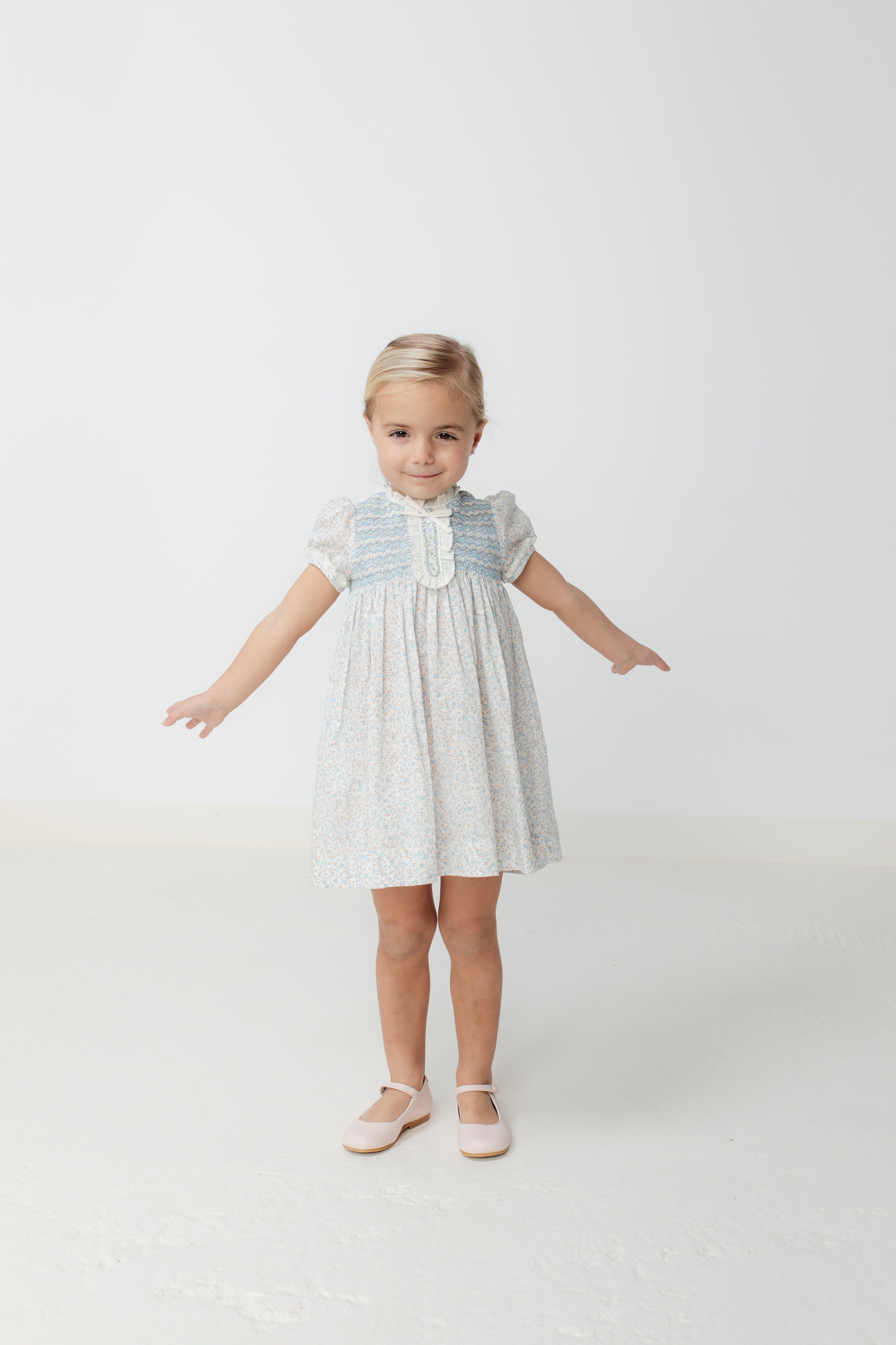 Clotilde Dress in Blue