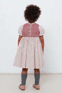 Clotilde Dress in Red Floral