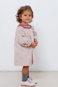 Ines Dress in Pink Floral