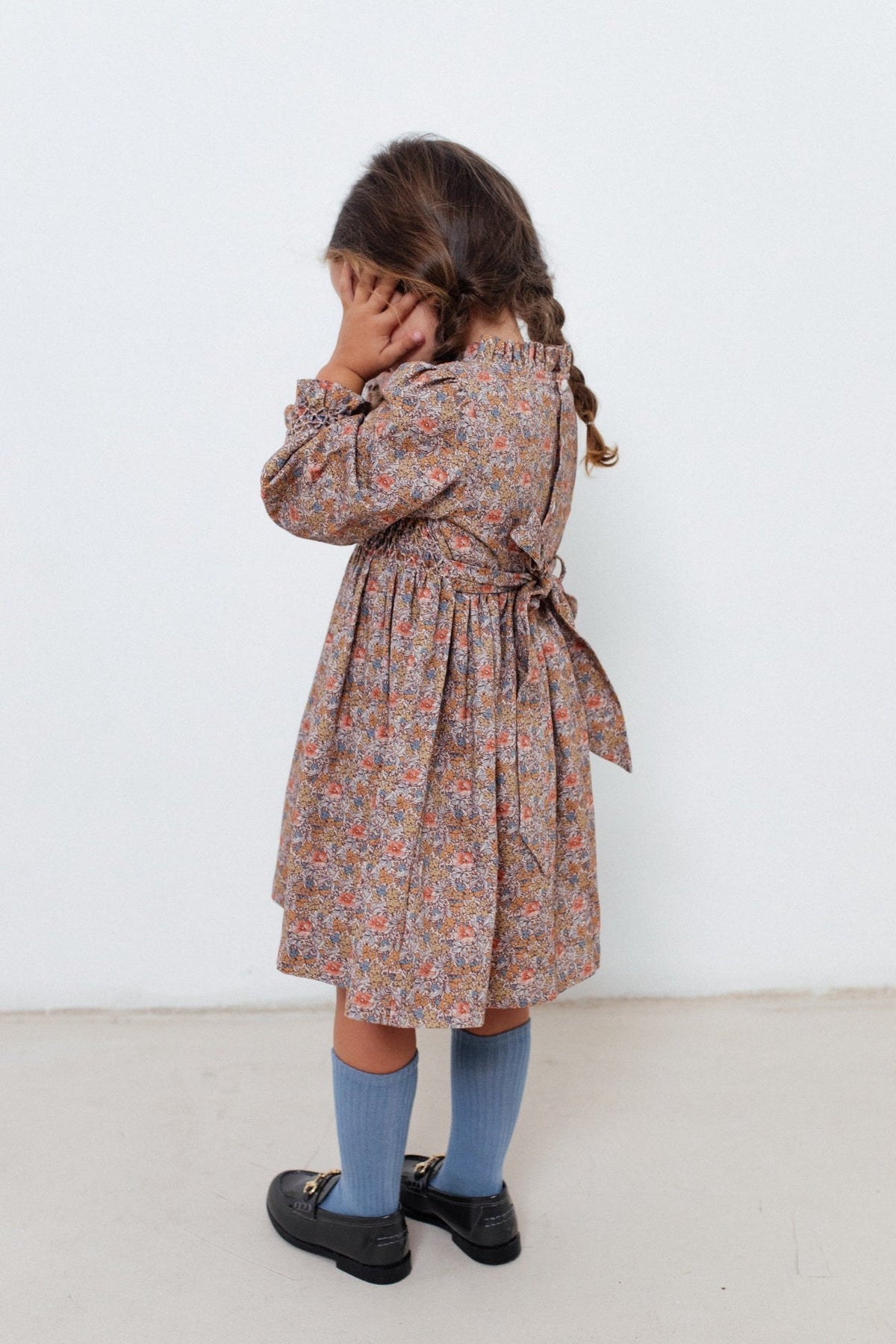 Simona Dress in Rust Floral