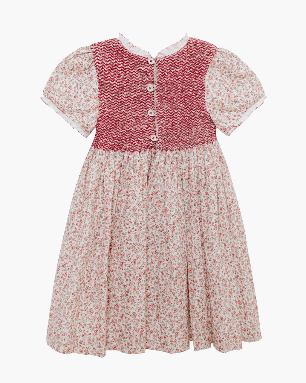 Clotilde Dress in Red Floral
