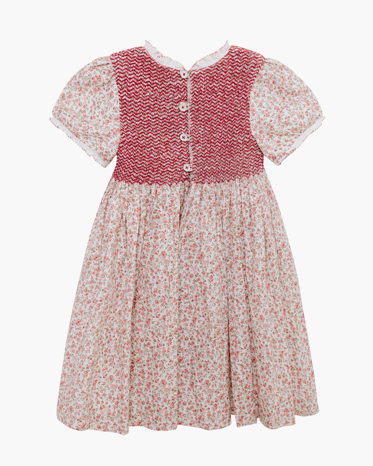 Clotilde Dress in Red Floral