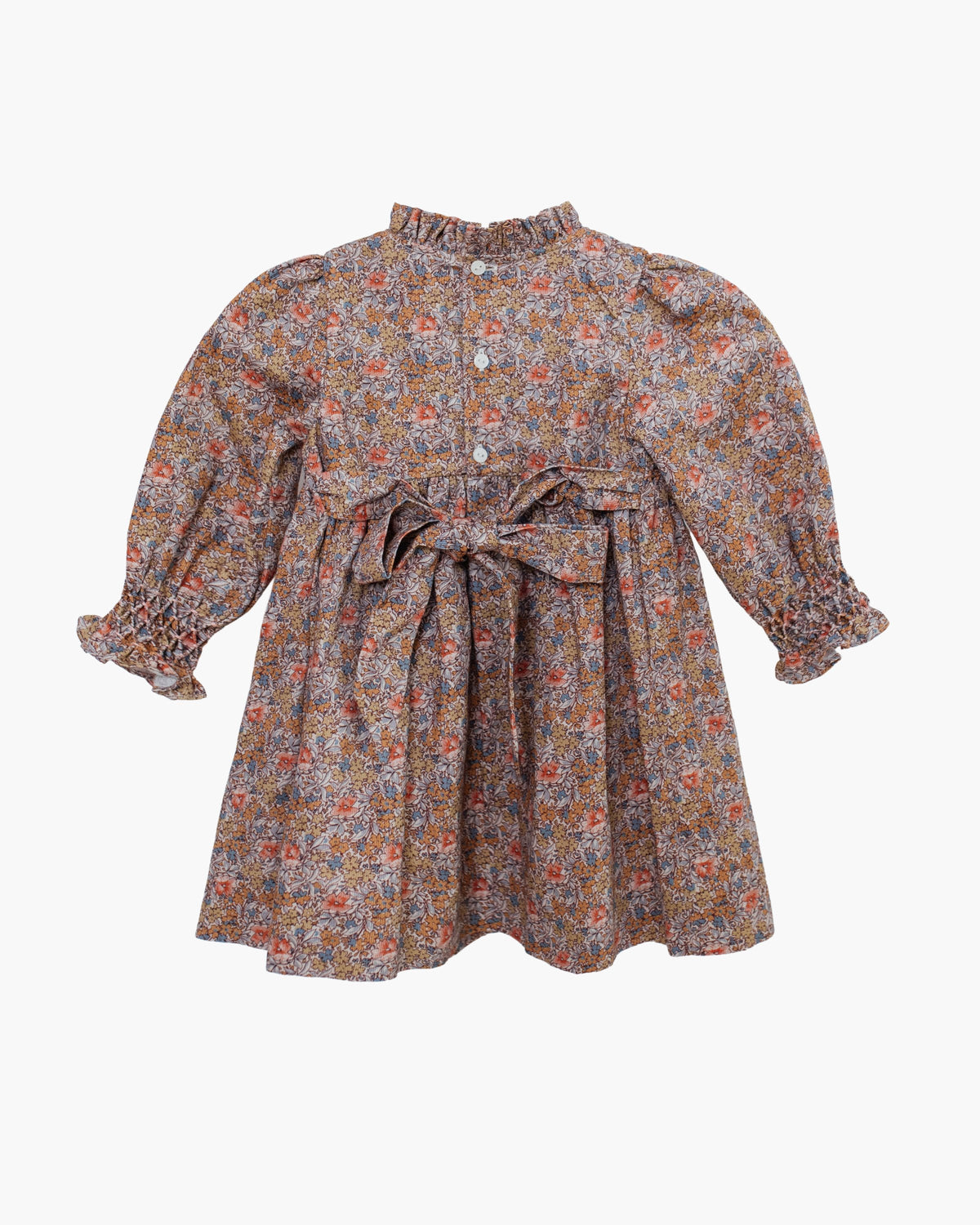 Simona Dress in Rust Floral