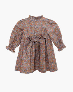 Simona Dress in Rust Floral