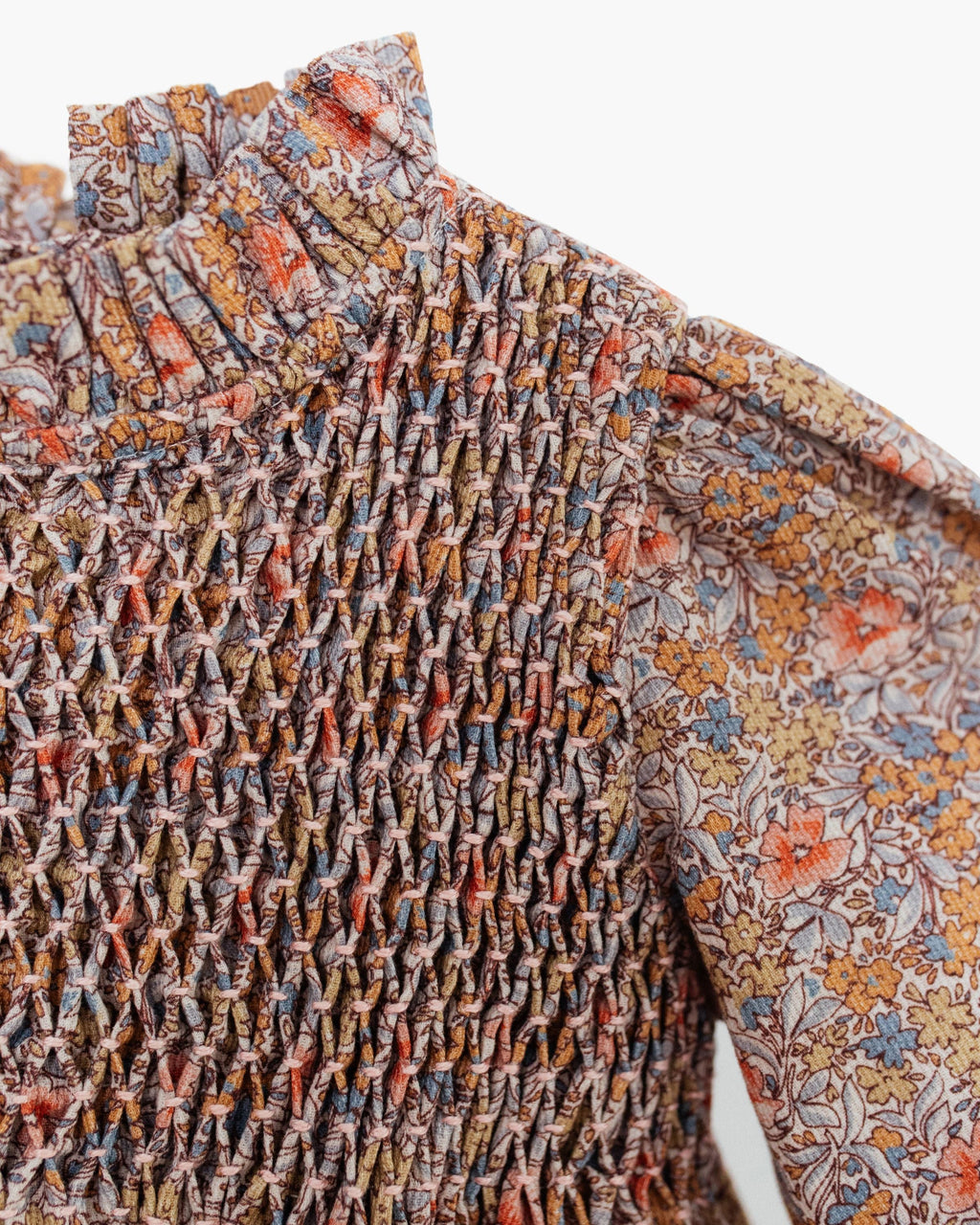 Simona Dress in Rust Floral