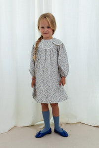 Clementine Dress in Cream Floral