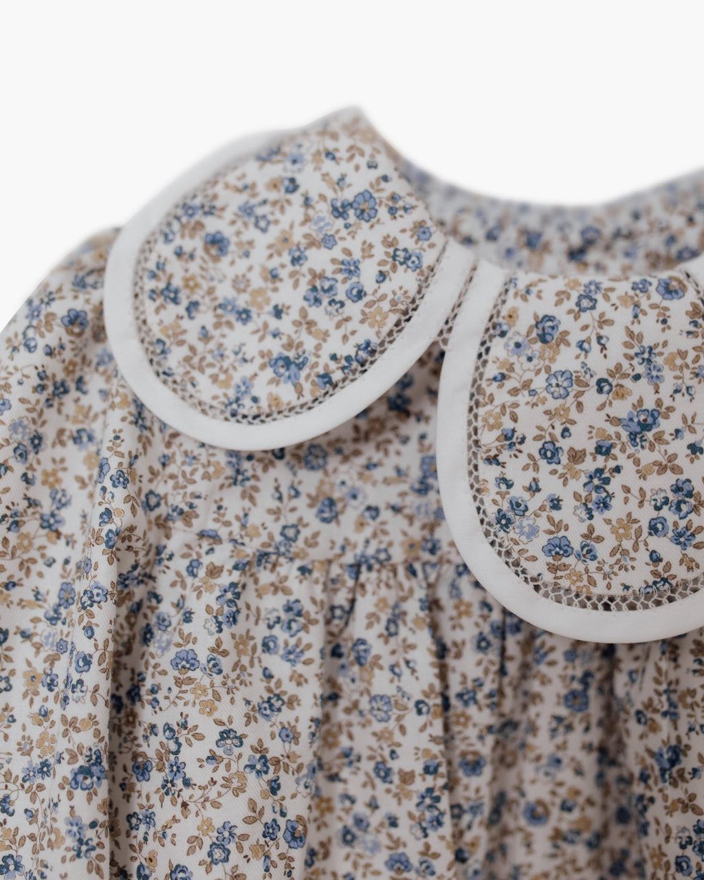 Clementine Dress in Cream Floral