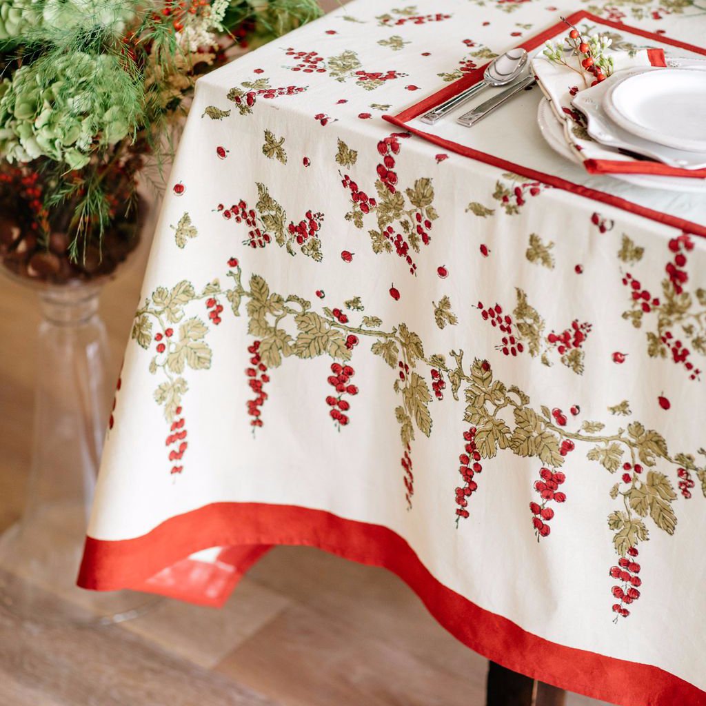 French Tablecloth Gooseberry