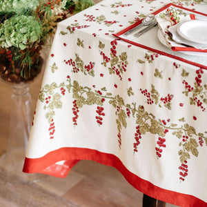 French Tablecloth Gooseberry