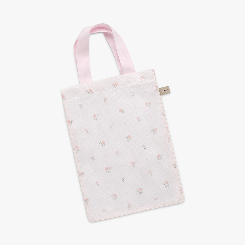 Tote bag in Ditsy Floral in Pink. 