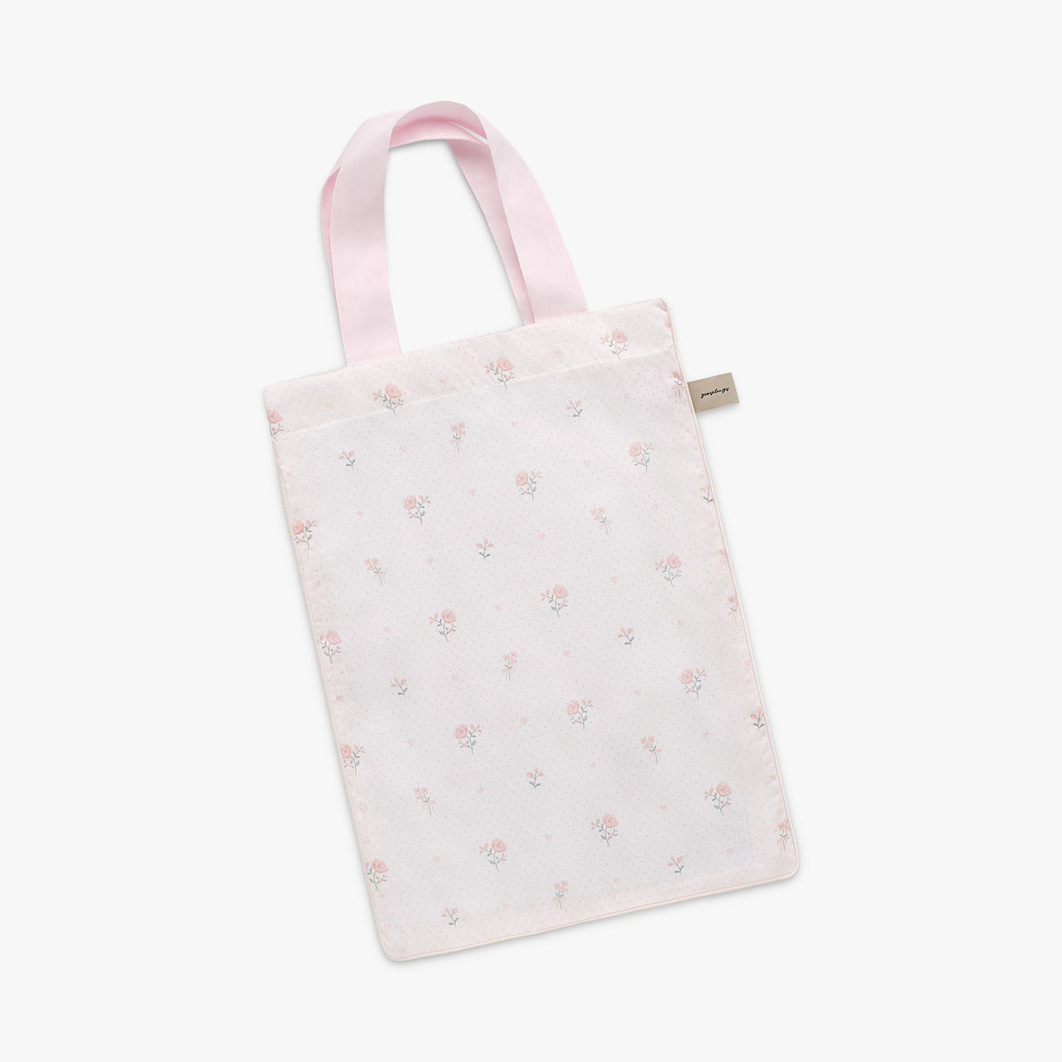 Tote bag in Ditsy Floral in Pink. 